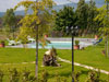 piscina nella casa vacanza a Cortona, Toscana